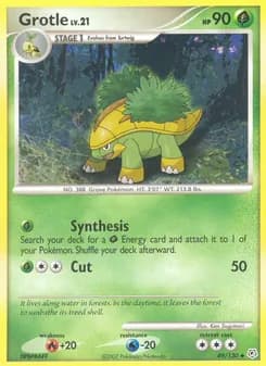 Grotle card in English