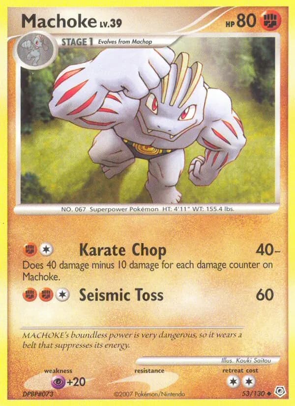 Machoke card in English