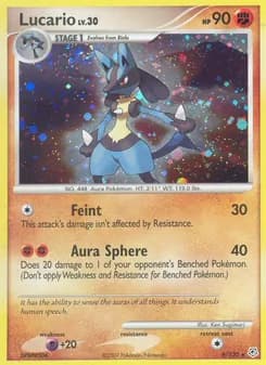 Lucario card in English