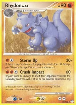 Rhydon card in English