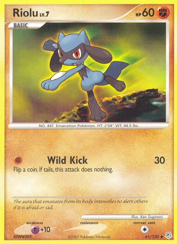 Riolu card in English