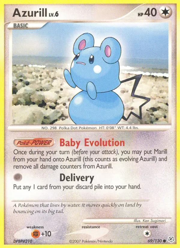 Azurill card in English