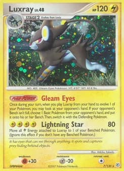 Luxray card in English