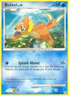 Buizel card in English