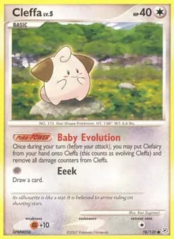 Cleffa card in English