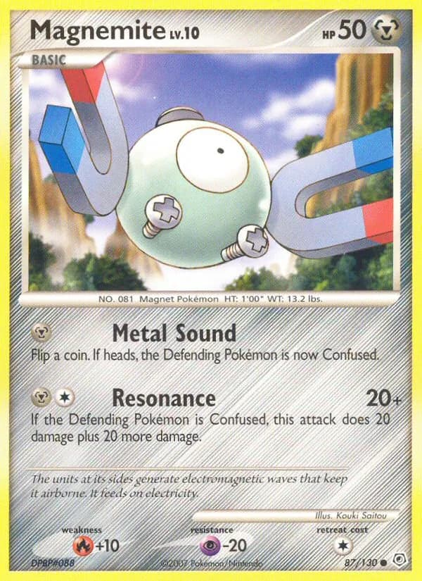 Magnemite card in English