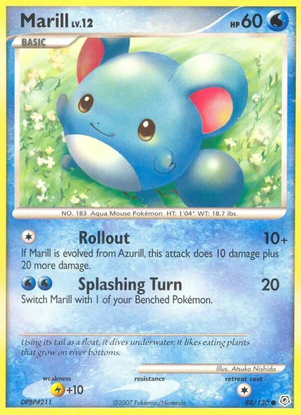 Marill card in English