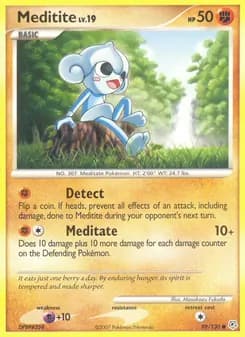 Meditite card in English