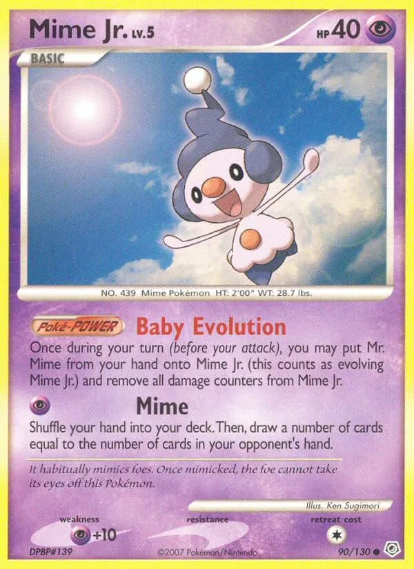 Mime Jr. card in English