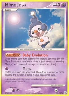 Mime Jr. card in English