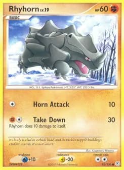 Rhyhorn card in English
