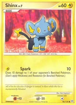 Shinx card in English