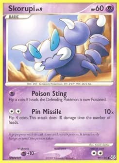 Skorupi card in English
