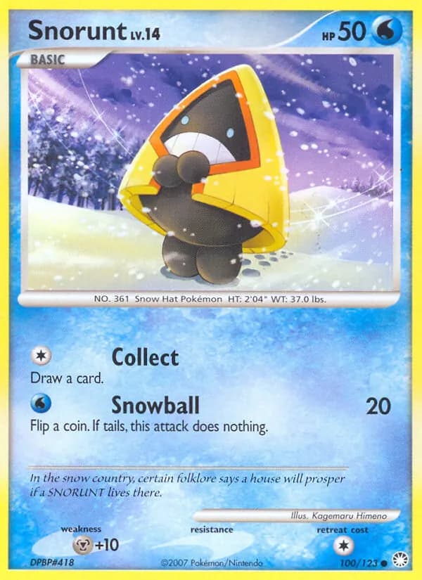 Snorunt card in English