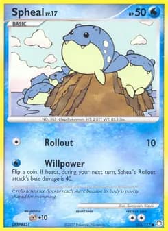 Spheal card in English
