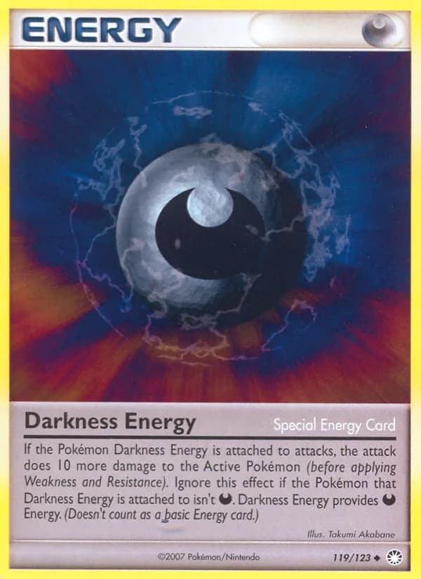 Darkness Energy card in English