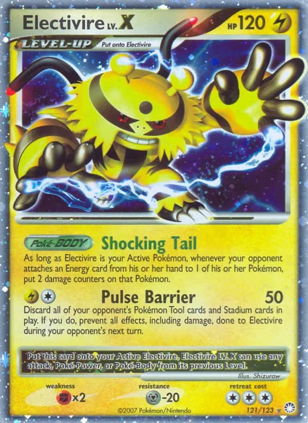 Electivire card in English