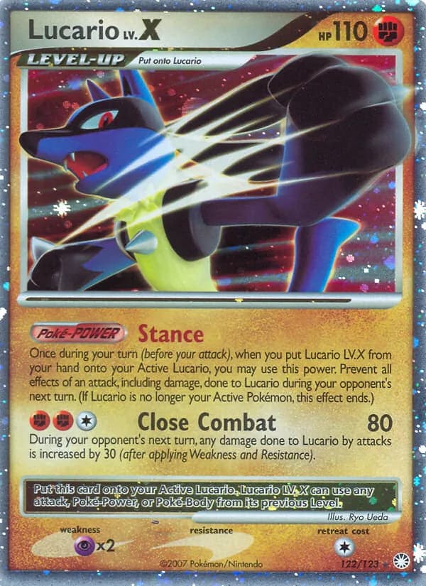 Lucario card in English