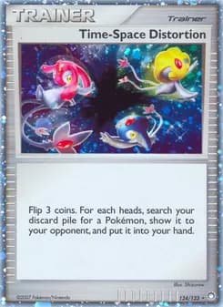 Time-Space Distortion card in English