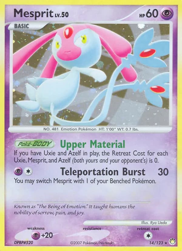 Mesprit card in English