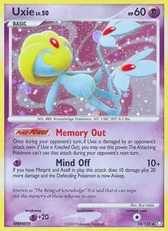 Uxie card in English
