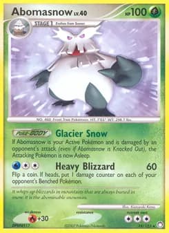Abomasnow card in English