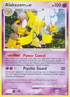 Alakazam card in English