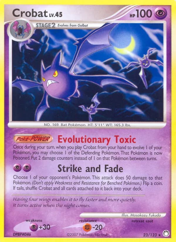 Crobat card in English