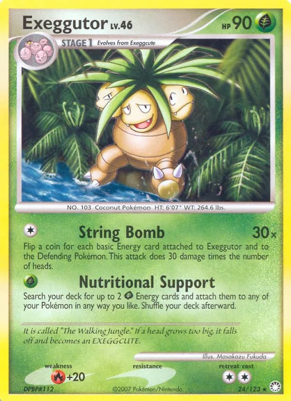 Exeggutor card in English