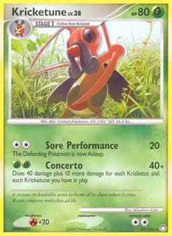 Kricketune card in English