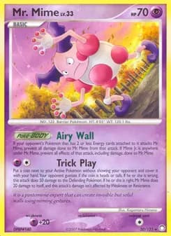 Mr. Mime card in English