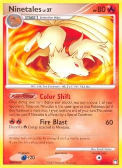 Ninetales card in English