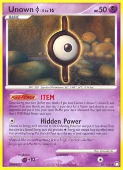 Unown I card in English