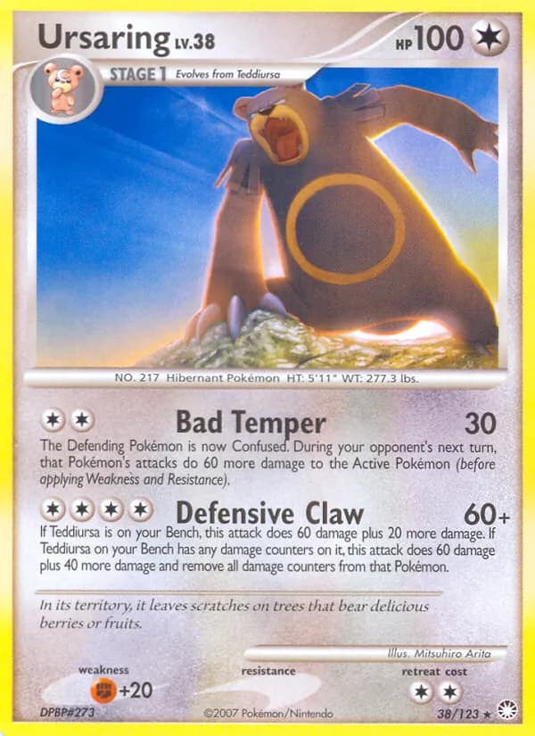 Ursaring card in English