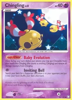 Chingling card in English