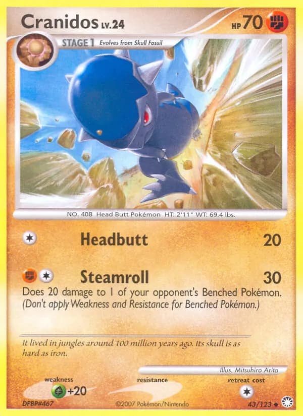 Cranidos card in English