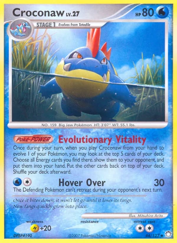 Croconaw card in English