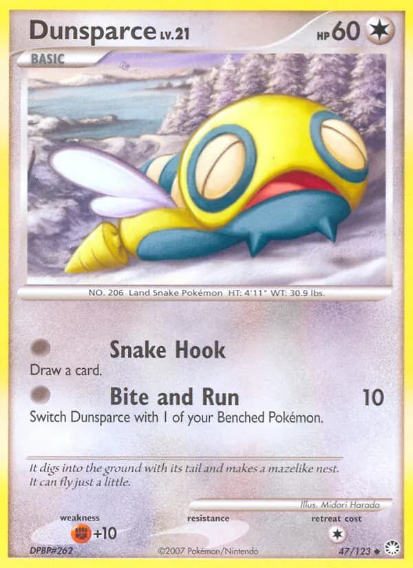 Dunsparce card in English