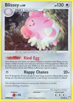 Blissey card in English