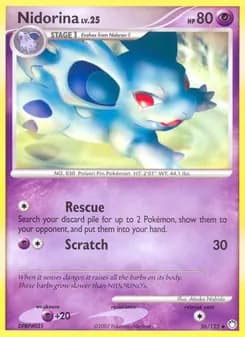 Nidorina card in English