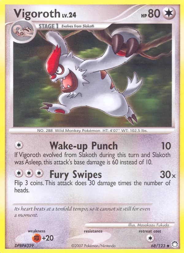 Vigoroth card in English