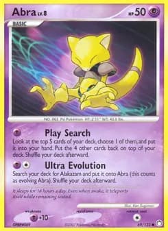 Abra card in English