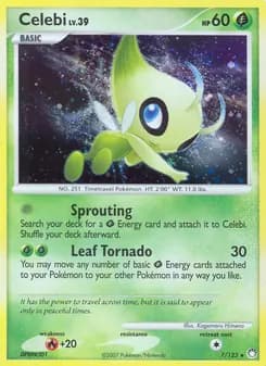 Celebi card in English
