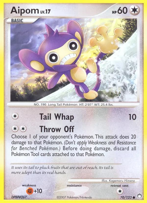 Aipom card in English