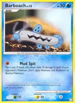 Barboach card in English