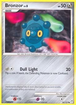 Bronzor card in English