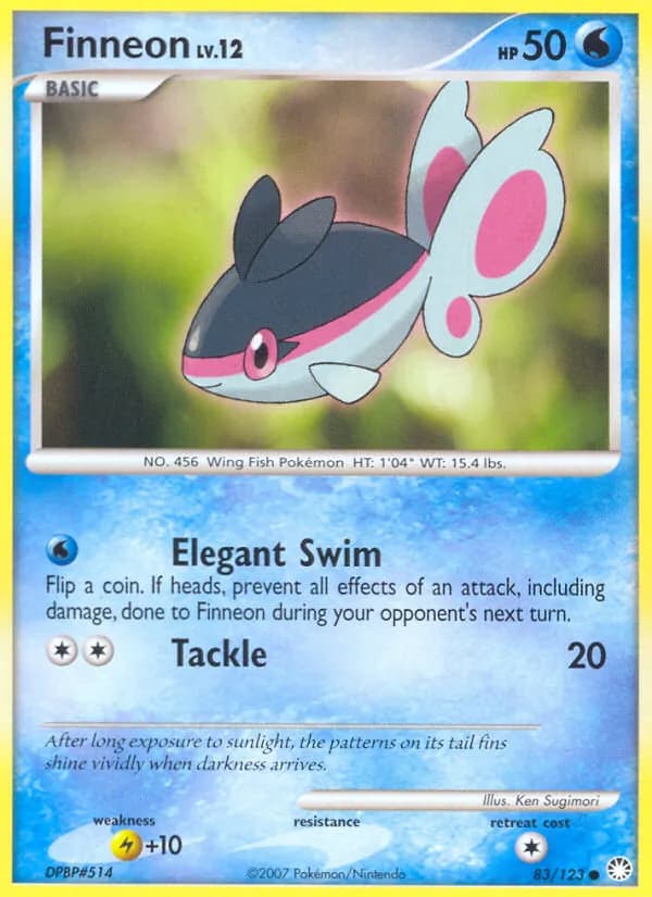 Finneon card in English