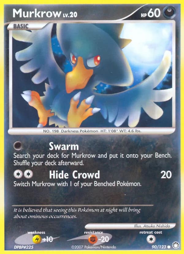 Murkrow card in English
