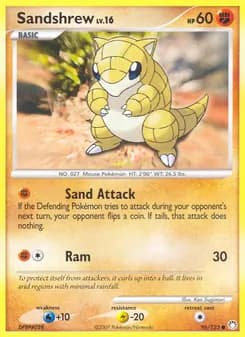 Sandshrew card in English