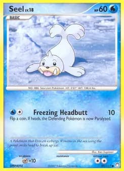 Seel card in English